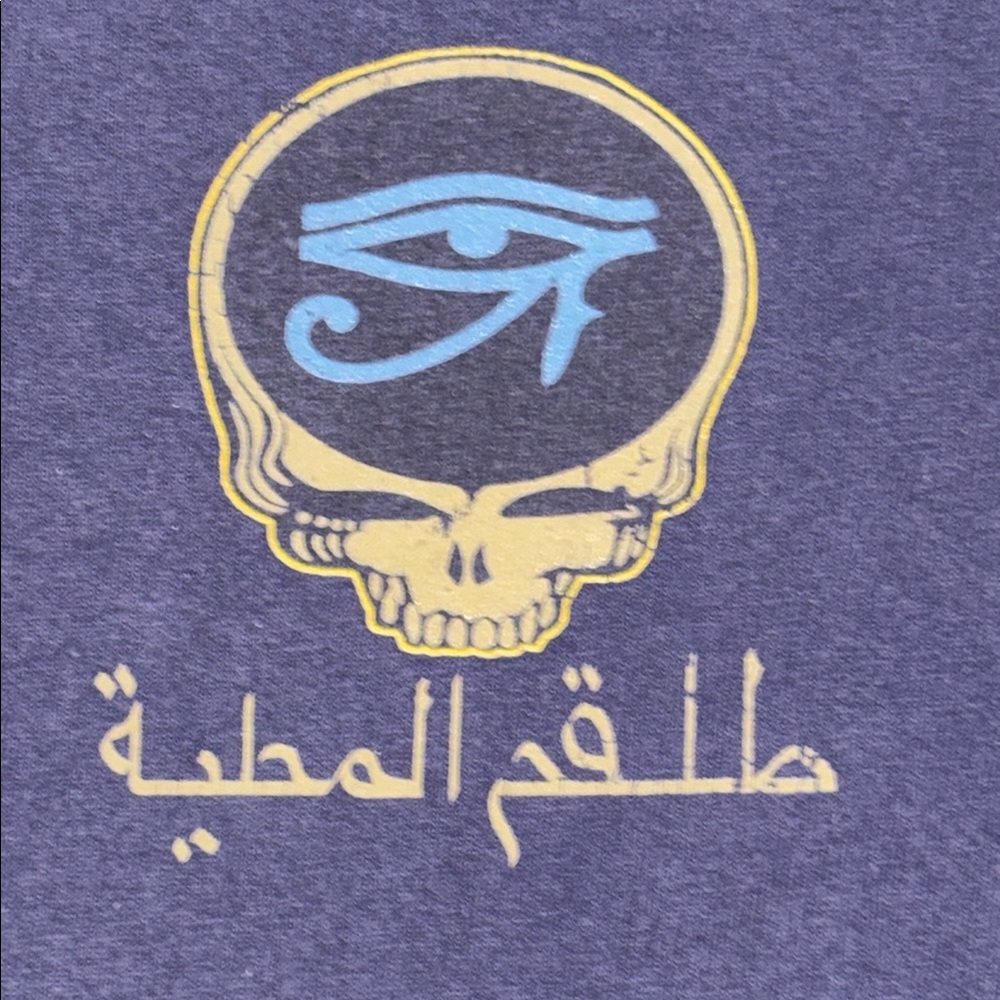 1990s Liquid Blue x Grateful Dead 1978 Gaza Egypt L No Tag. 20 x 27.